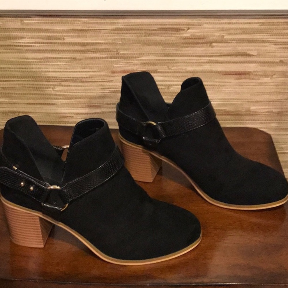 Topshop Black Ankle Boots
